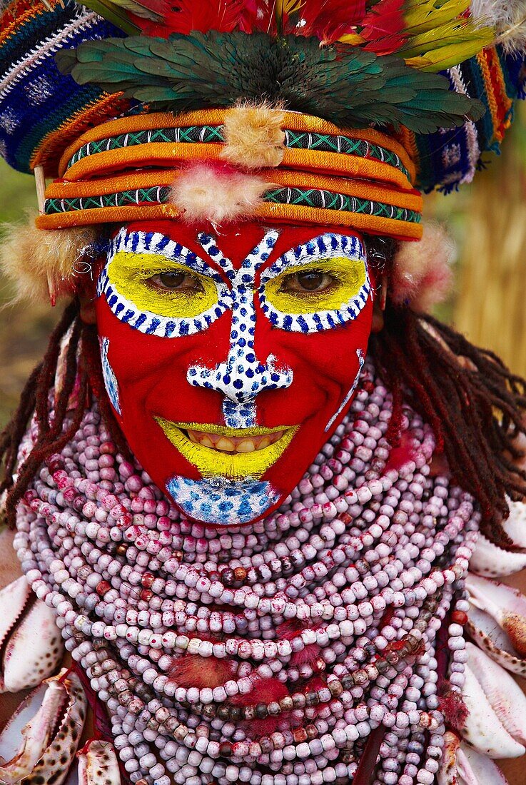 Sing Sing of Mount Hagen, a cultural show with ethnic groups, Mount Hagen, Western Highlands, Papua New Guinea, Pacific