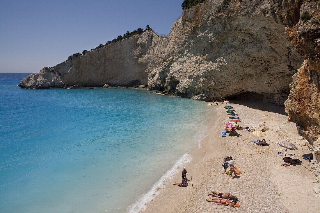 Porto Katsiki beach, Lefkada, Ionian islands, Greek Islands, Greece, Europe