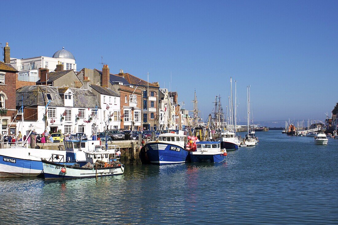 Old Town and Harbour, Weymouth, Dorset, England, United Kingdom, Europe