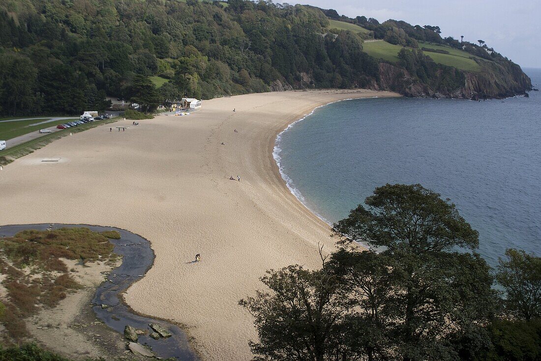 The beach at Blackpool Sands, Devon, England, United Kingdom, Europe