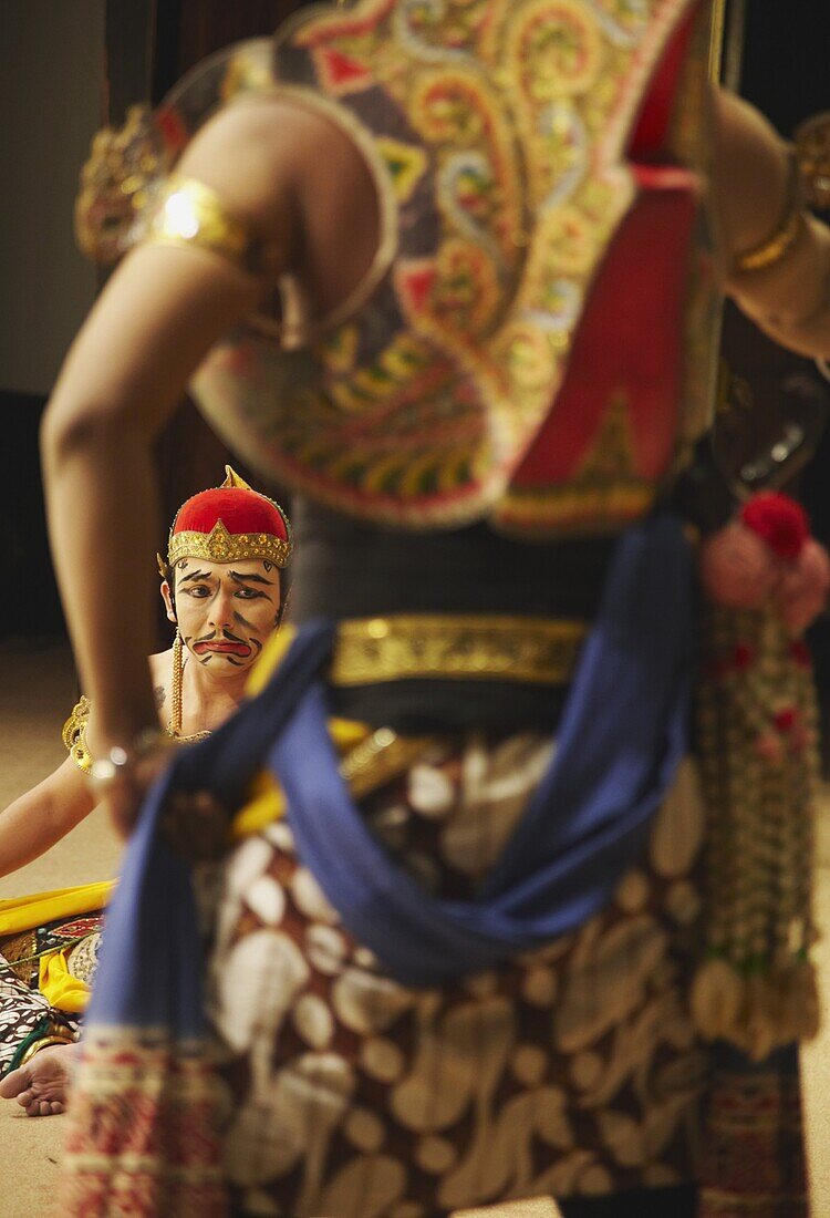 Wayang orang performance in Sriwedari Theatre, Solo, Java, Indonesia, Southeast Asia, Asia