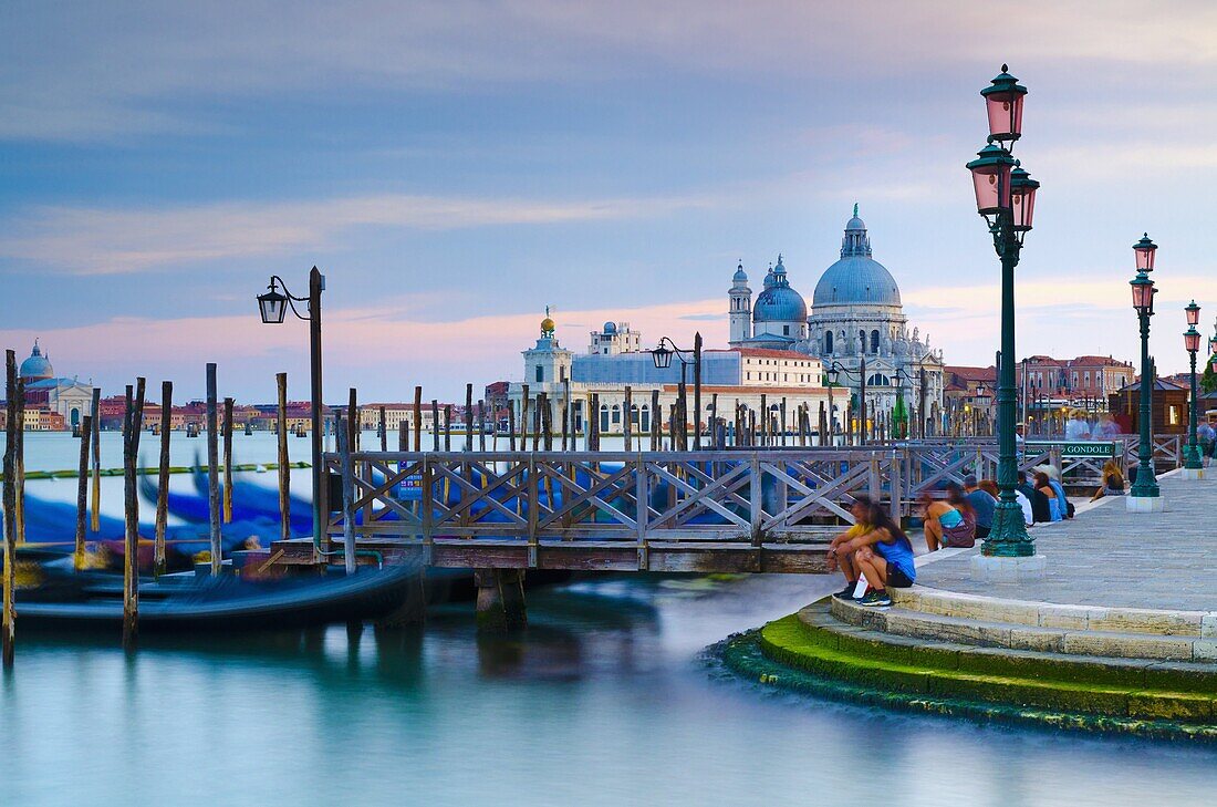 Santa Maria della Salute Church across Basino di San Marco, Venice, UNESCO World Heritage Site, Veneto, Italy, Europe