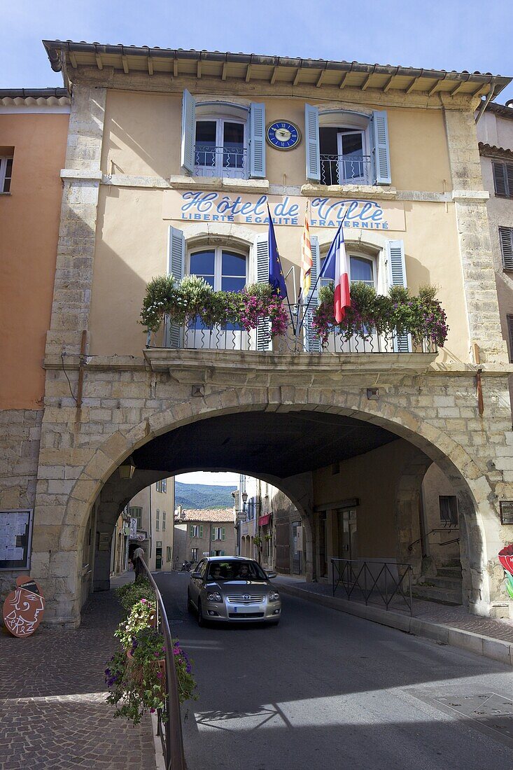 Hotel de Ville, in the old town, Fayence, Var, Provence Cote d'Azur, France, Europe