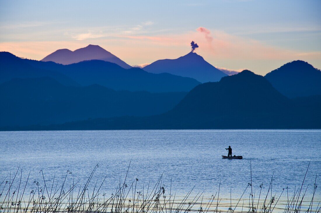 Lake Atitlan, Western Highlands, Guatemala, Central America