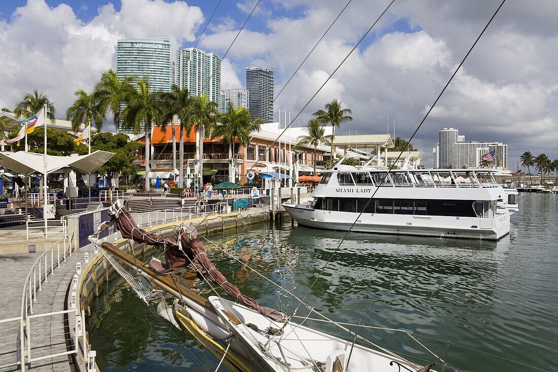 Bayside Marketplace and Marina, Miami, Florida, United States of America, North America