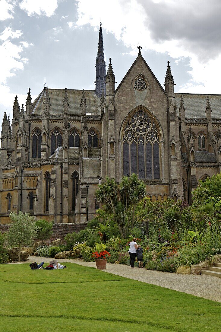 Arundel Cathedral, founded by Henry 15th Duke of Norfolk, Arundel, West Sussex, England, United Kingdom, Europe