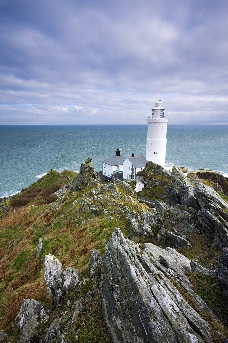 Start Point Lighthouse, South Hams, Devon, England, United Kingdom, Europe