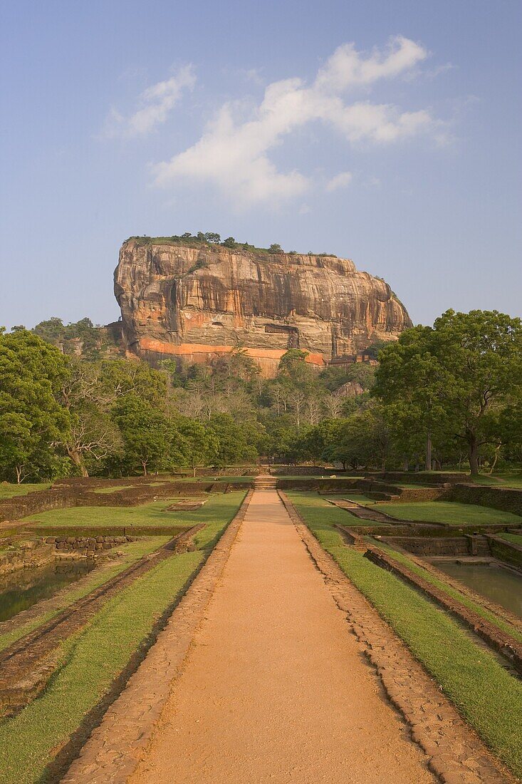 The rock fortress of Sigiriya (Lion Rock), UNESCO World Heritage Site, Sri Lanka, Asia