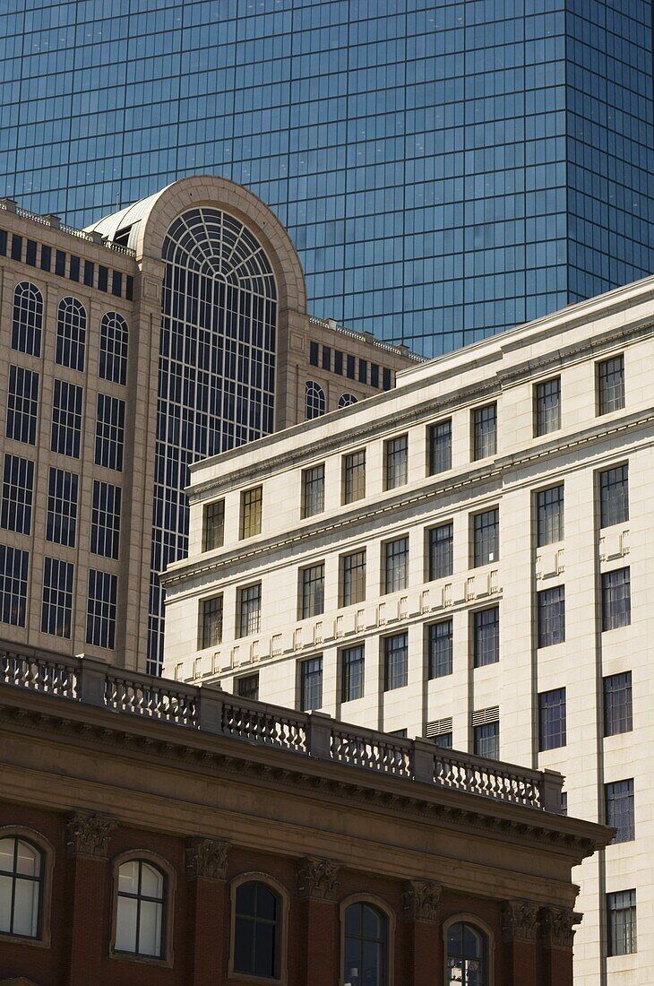 John Hancock Tower and other buildings, Boston, Massachusetts, USA