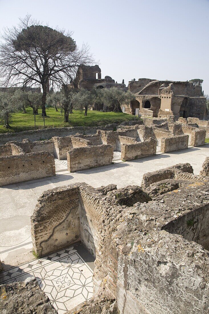 Hadrian's Villa, UNESCO World Heritage Site, Tivoli, near Rome, Lazio, Italy, Europe