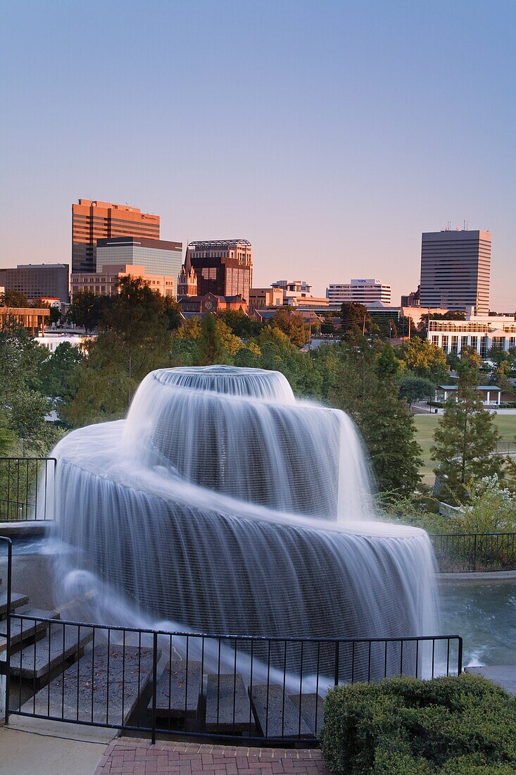 Finlay Park Fountain, Columbia, South Carolina, United States of America, North America