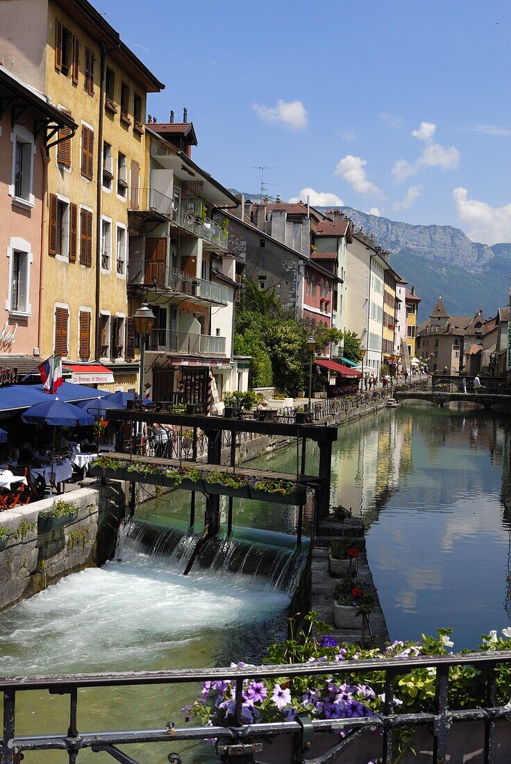 Thiou canal, Annecy, Rhone Alpes, France, Europe