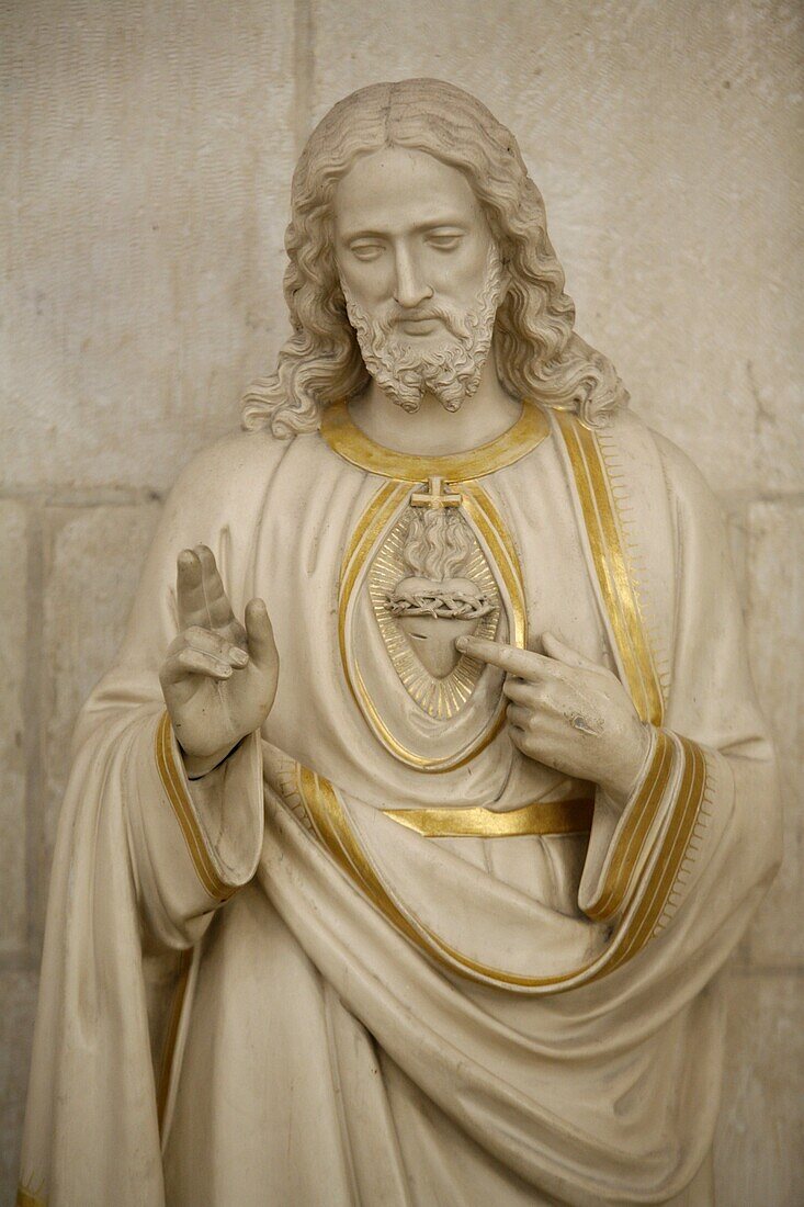 Jesus's sacred heart, Auxerre, Yonne, Burgundy, France, Europe