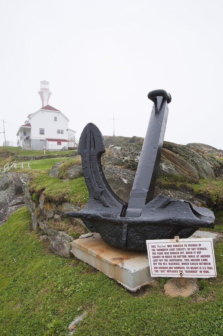 Cape Forchu Lighthouse, Yarmouth, Nova Scotia, Canada, North America