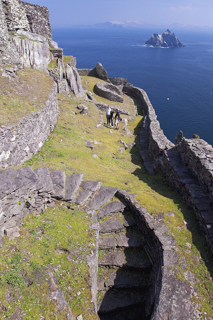 Celtic Monastery, Skellig Michael, UNESCO World Heritage Site, County Kerry, Munster, Republic of Ireland, Europe