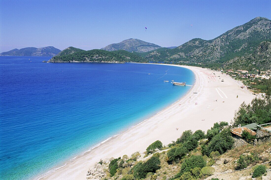 Bay of Olu Deniz, Fethiye, Lycia, Anatolia, Turkey, Asia Minor, Asia