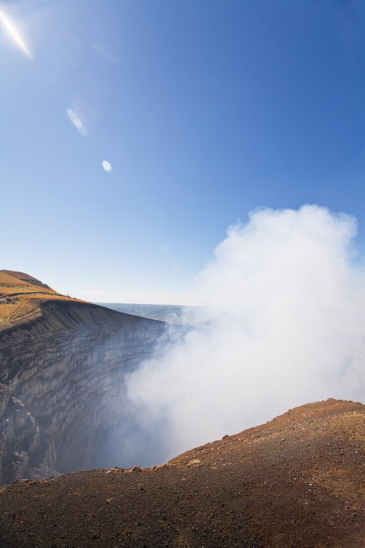 Santiago crater, Park National Volcan Masaya, Masaya, Nicaragua, Central America