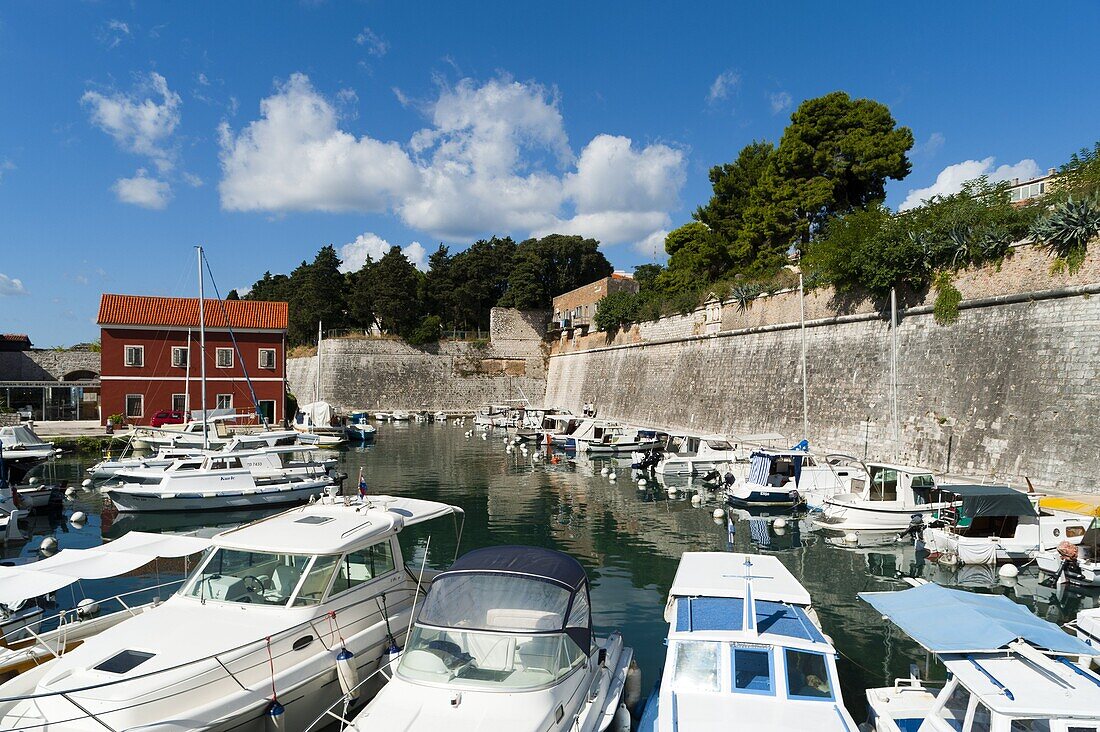 The Fosa, one of the small ports of Zadar, Zadar county, Dalmatia region, Croatia, Europe