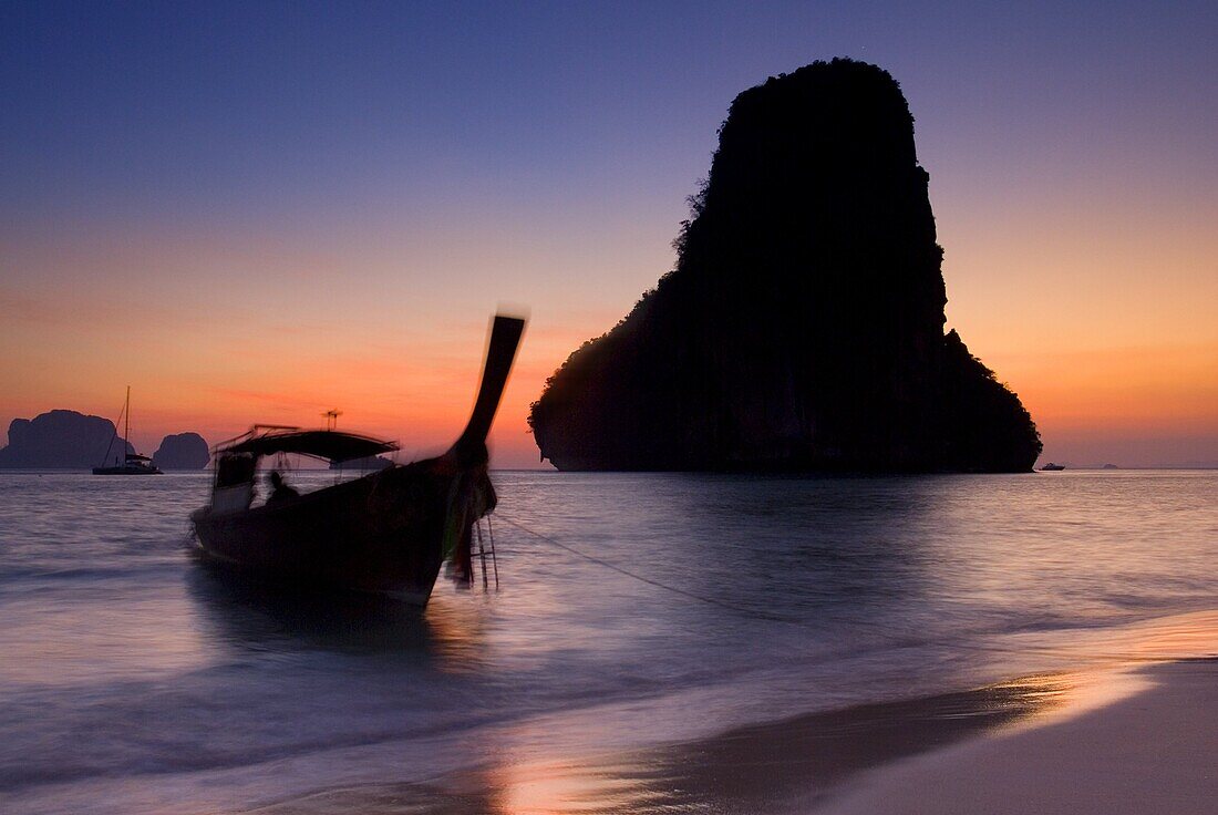 Happy Island, Hat Phra Nang Beach, Railay, Krabi Province, Thailand, Southeast Asia, Asia