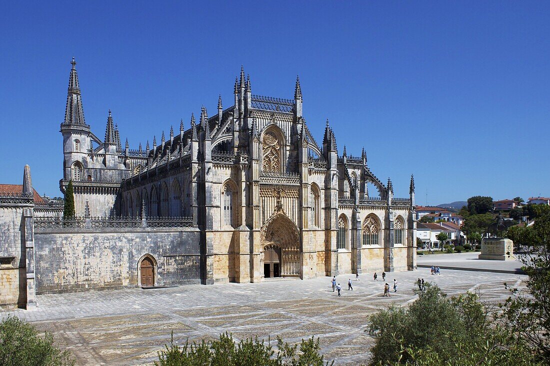 Santa Maria da Vitoria Monastery, UNESCO World Heritage Site, Batalha, Portugal, Europe