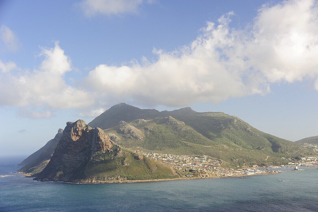 Hout Bay, from Chapman's Peak, UNESCO World Heritage Site, Cape Province, South Africa, Africa