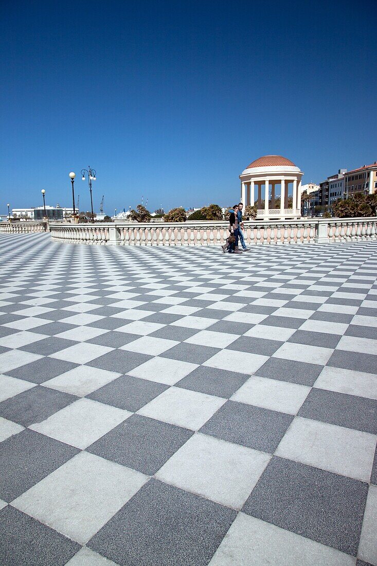 Mascagni Terrace (Terrazza Mascagni), Livorno, Tuscany, Italy, Europe