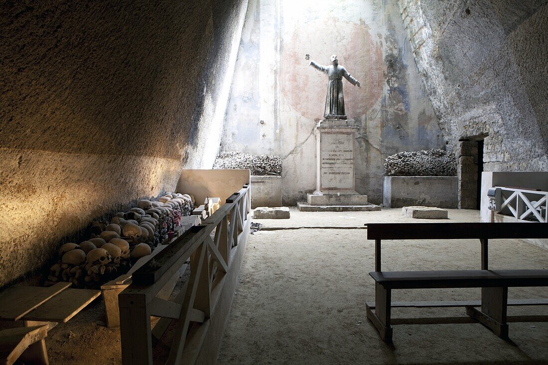 The Fontanelle Cemetery in the Sanita Quarter, Naples, Campania, Italy, Europe