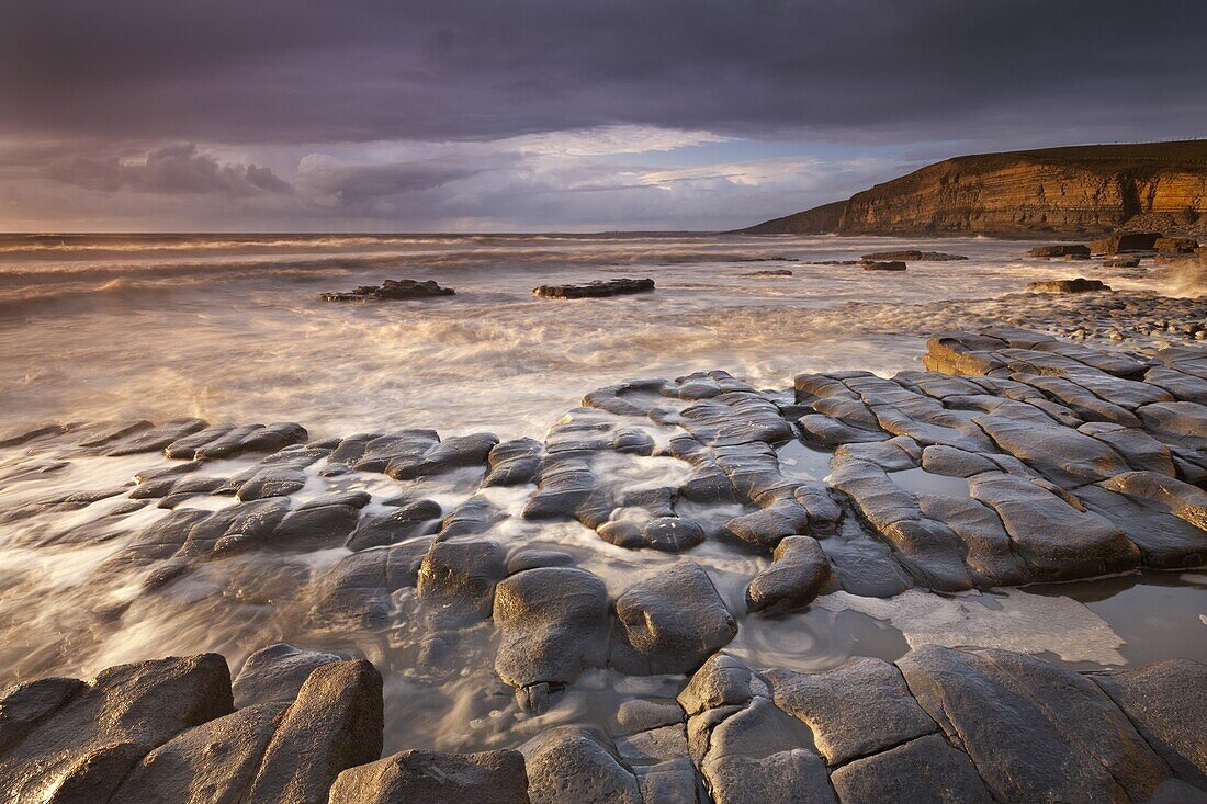 Dunraven Bay on the Glamorgan Heritage Coast, South Wales, United Kingdom, Europe