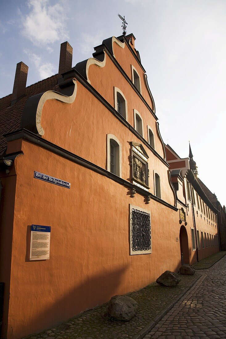 The Holy Spirit Convent (Kloster zum Heiligen Geist), one of the historic attractions in Stralsund, Mecklenburg-Vorpommern, Germany, Europe