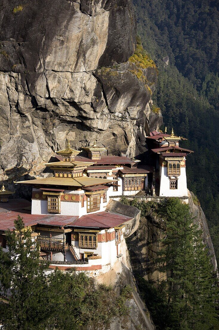 Taktshang Goemba (Tiger's Nest Monastery), Paro Valley, Bhutan, Asia