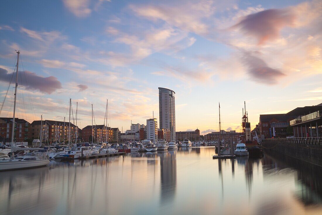 Swansea Marina, West Glamorgan, South Wales, Wales, United Kingdom, Europe