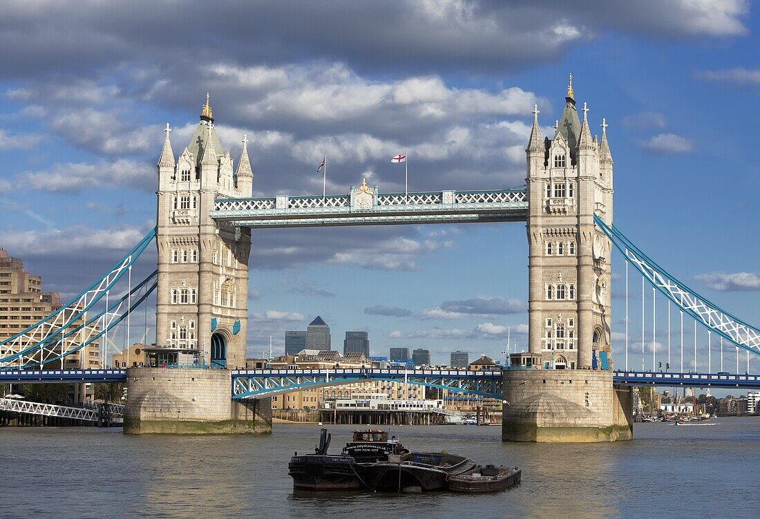Tower Bridge and River Thames, London, England, United Kingdom, Europe