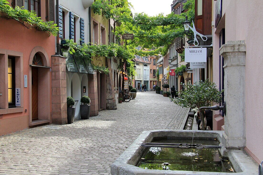 Konvikstravue, Old Town, Freiburg, Baden-Wurttemberg, Germany, Europe