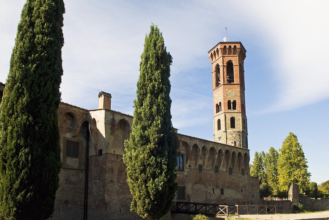 Abbazia di San Salvatore e Lorenzo (Abbey of St. Salvatore and Lorenzo) (Abbey of Badia a Settimo), Badia e Settimo, Firenze province, Tuscany, Italy, Europe