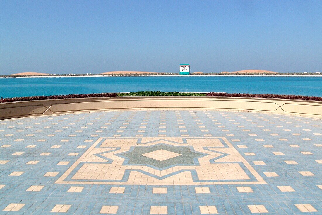 Strandpromenade, Corniche, Abu Dhabi, Vereinigte Arabische Emirate, VAE
