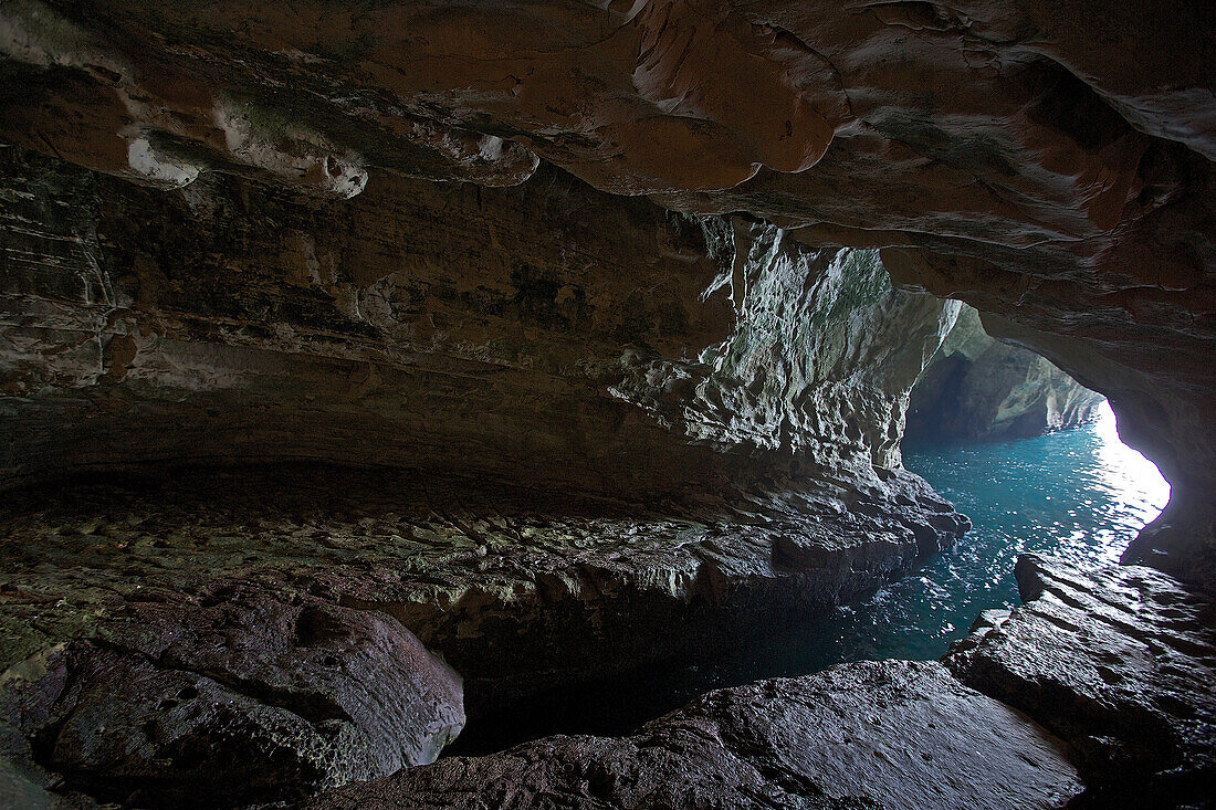 Beautiful cave by the sea, Rosch haNikra, Naharija, Israel