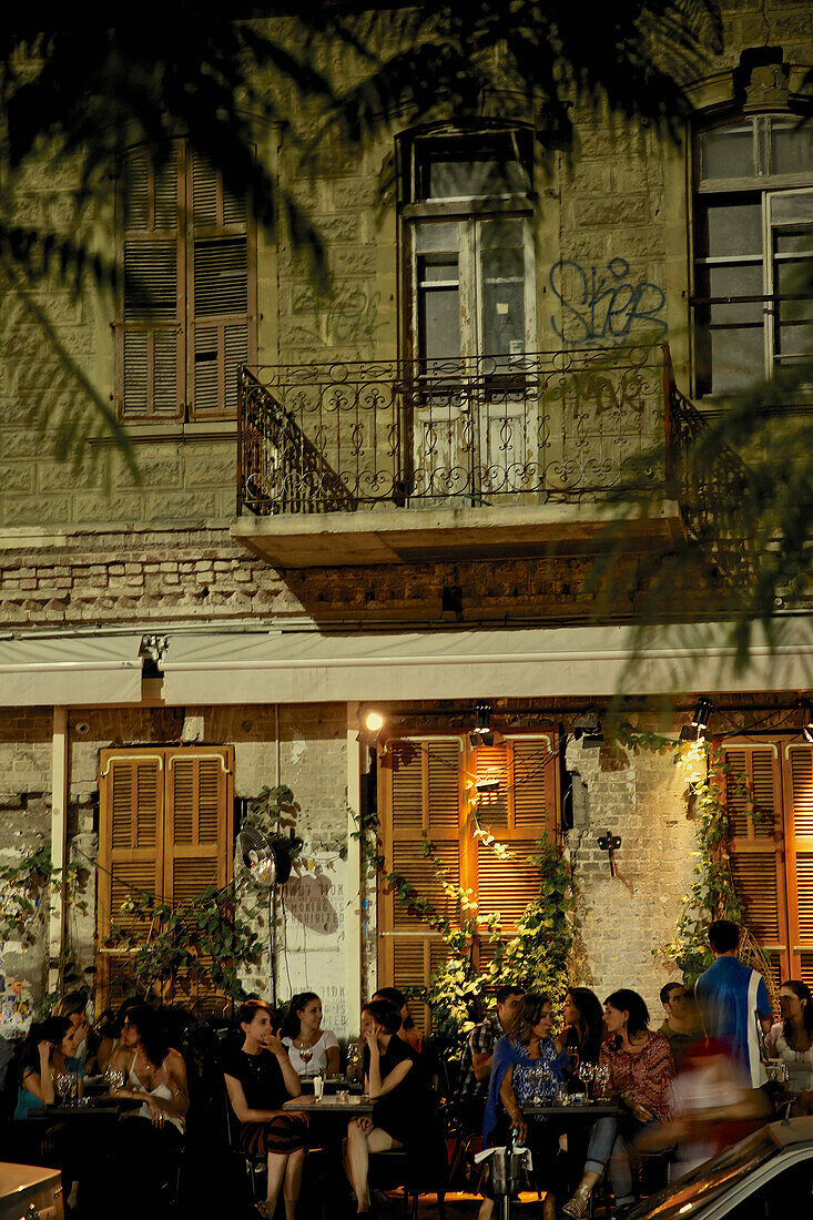 Café am Abend, Tel Aviv-Jaffa, Israel