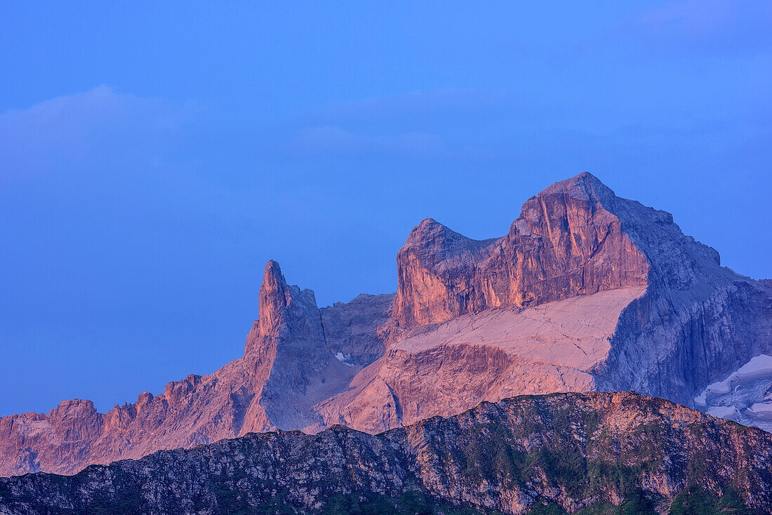 Drei Türme, vom Kreuzjoch, Rätikon, Vorarlberg, Österreich