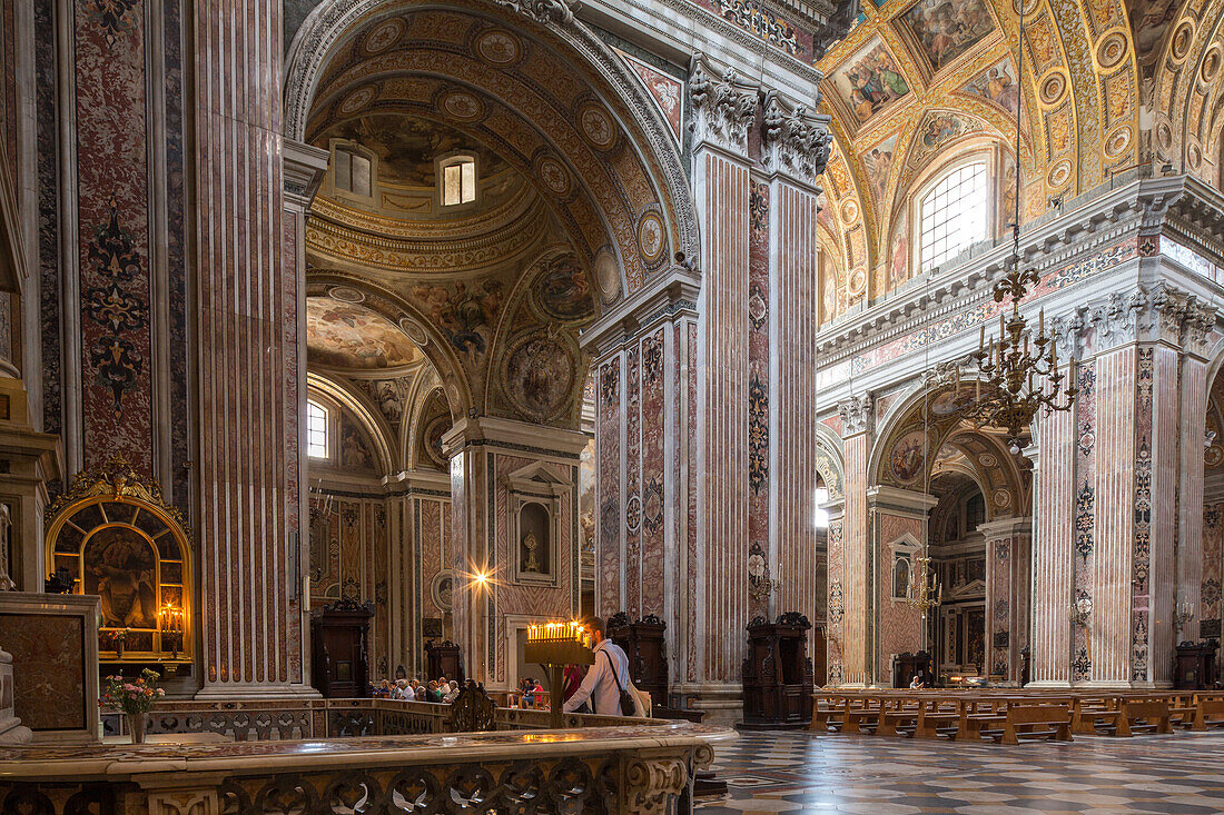 San Gennaro, Naples Cathedral, interior, church, religion, Catholic, Campania, Naples, Italy