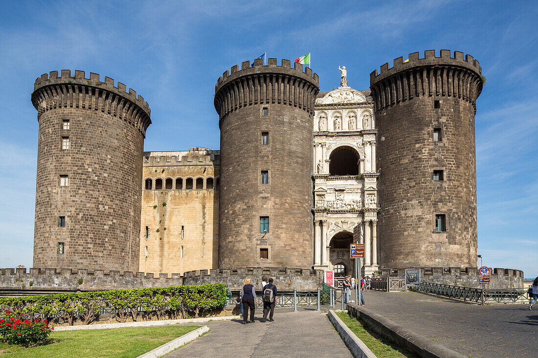 Castel Nuovo, Maschio Angionino, Stadt, Burg in Neapel, Napoli, Italien