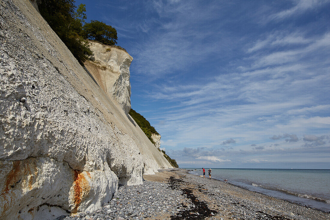 Kreideküste auf der Insel Mön, Dänemark