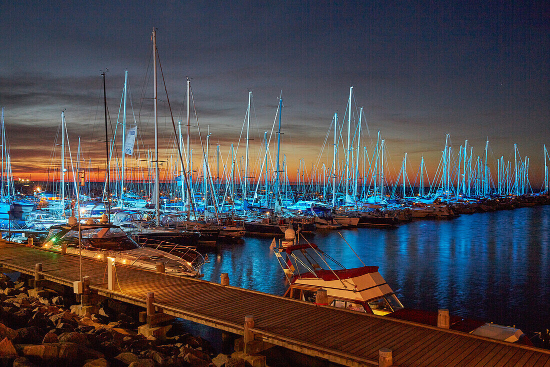 Yachthafen, Ostseebad Kühlungsborn, Mecklenburg Vorpommern, Deutschland