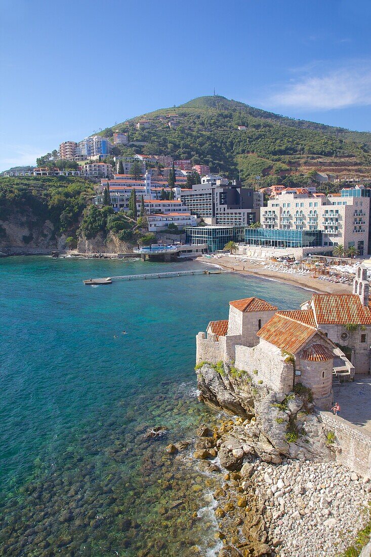 Walls of the Old Town, Budva, Montenegro, Europe