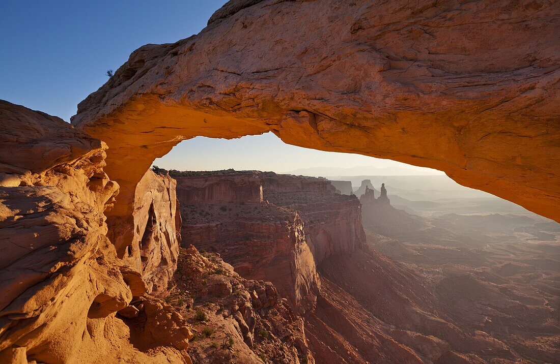Mesa Arch sunrise, Island in the Sky, Canyonlands National Park, Utah, United States of America, North America