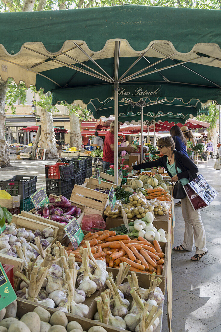 Markt,  Place Richelme,  Aix en Provence,  Frankreich
