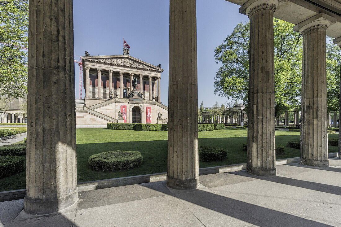 Old National Gallery,  Old Museum,  Museum Island,  Berlin Mitte,  Germany