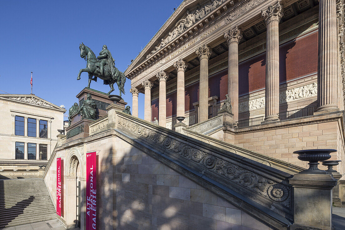 Alte Nationalgalerie,  Museumsinsel,  Berlin Mitte