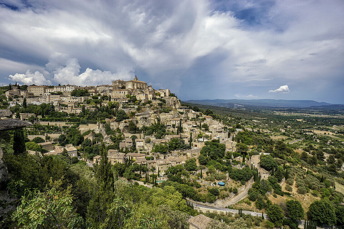 Village Gordes,  Luberon,  Vaucluse,  Provence,  France