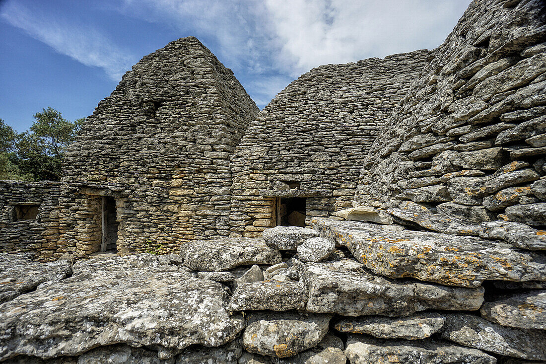 Stone Hut,  Le Village des Bories,  Open Air Museum near Gordes,  Provence,  France