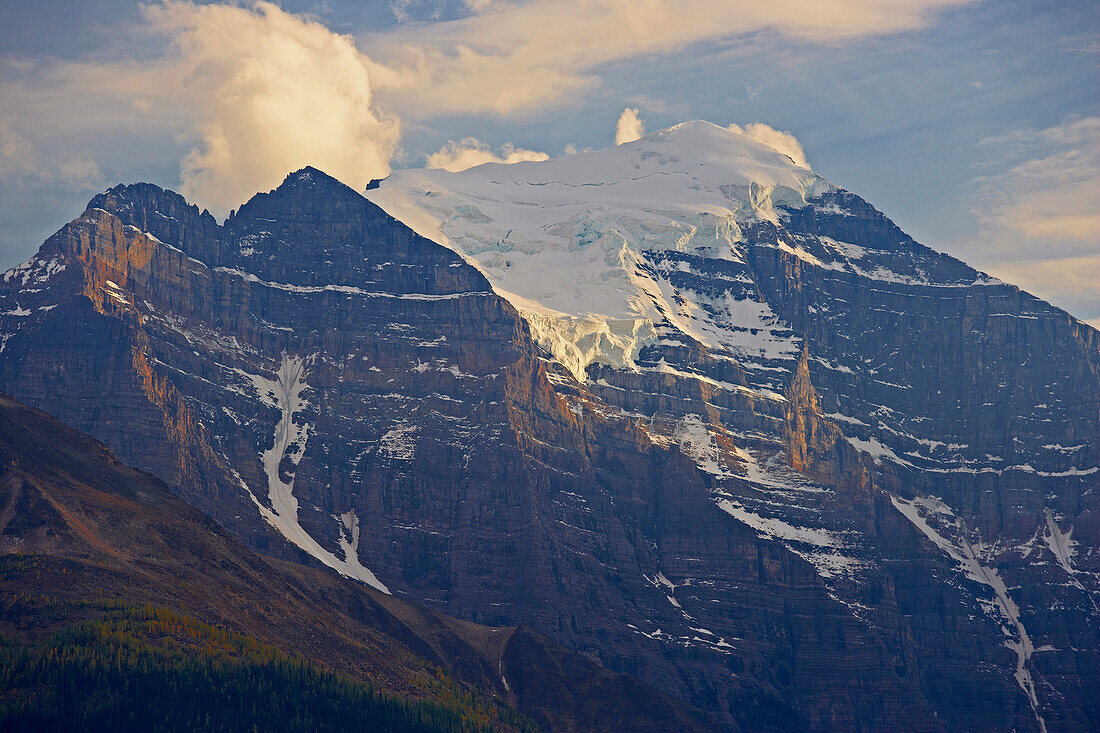 View at Mount Temple, Banff National Park, Rocky Mountains, Alberta, Canada